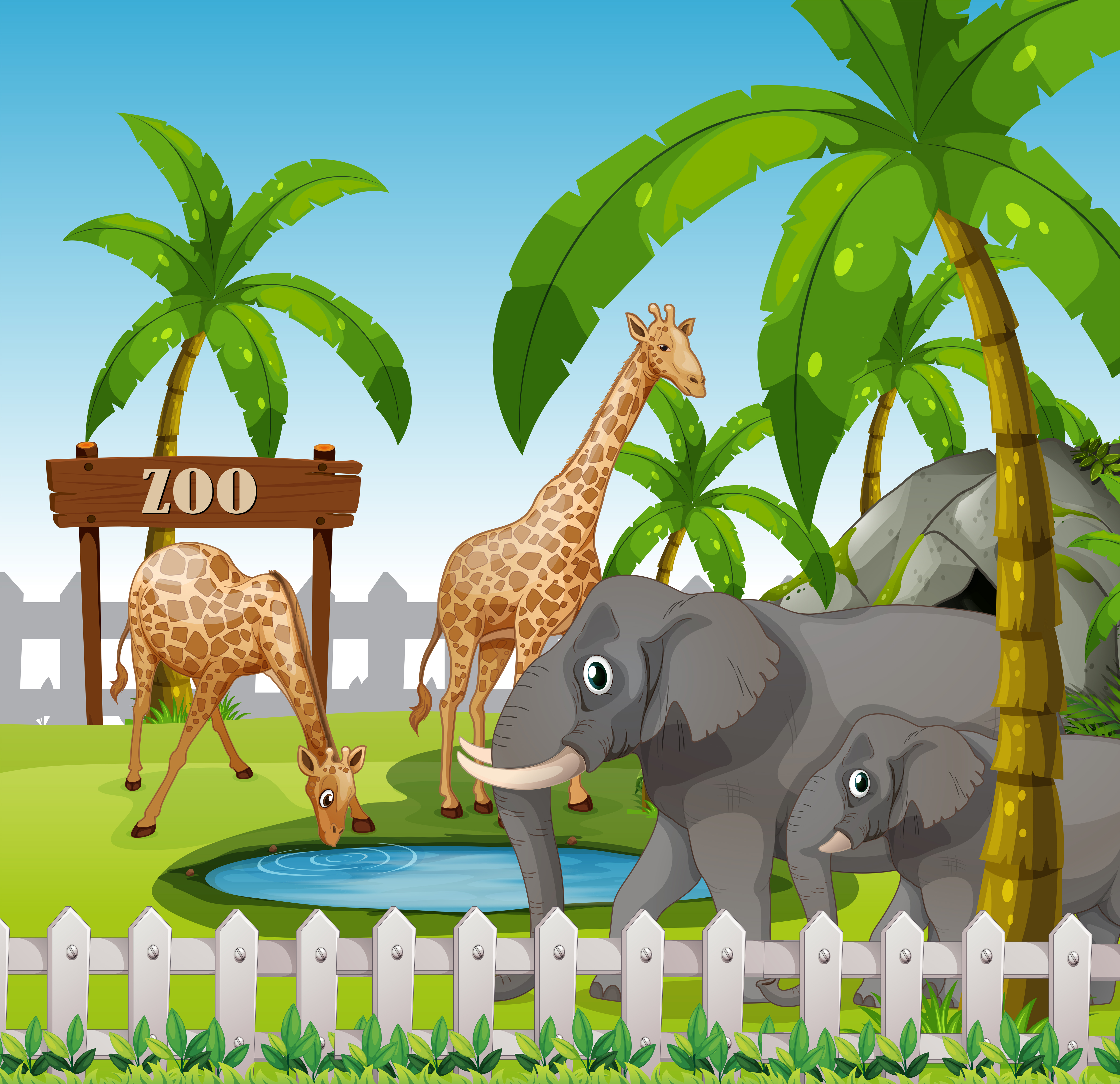 Free Free 196 Giraffe And Elephant Svg SVG PNG EPS DXF File