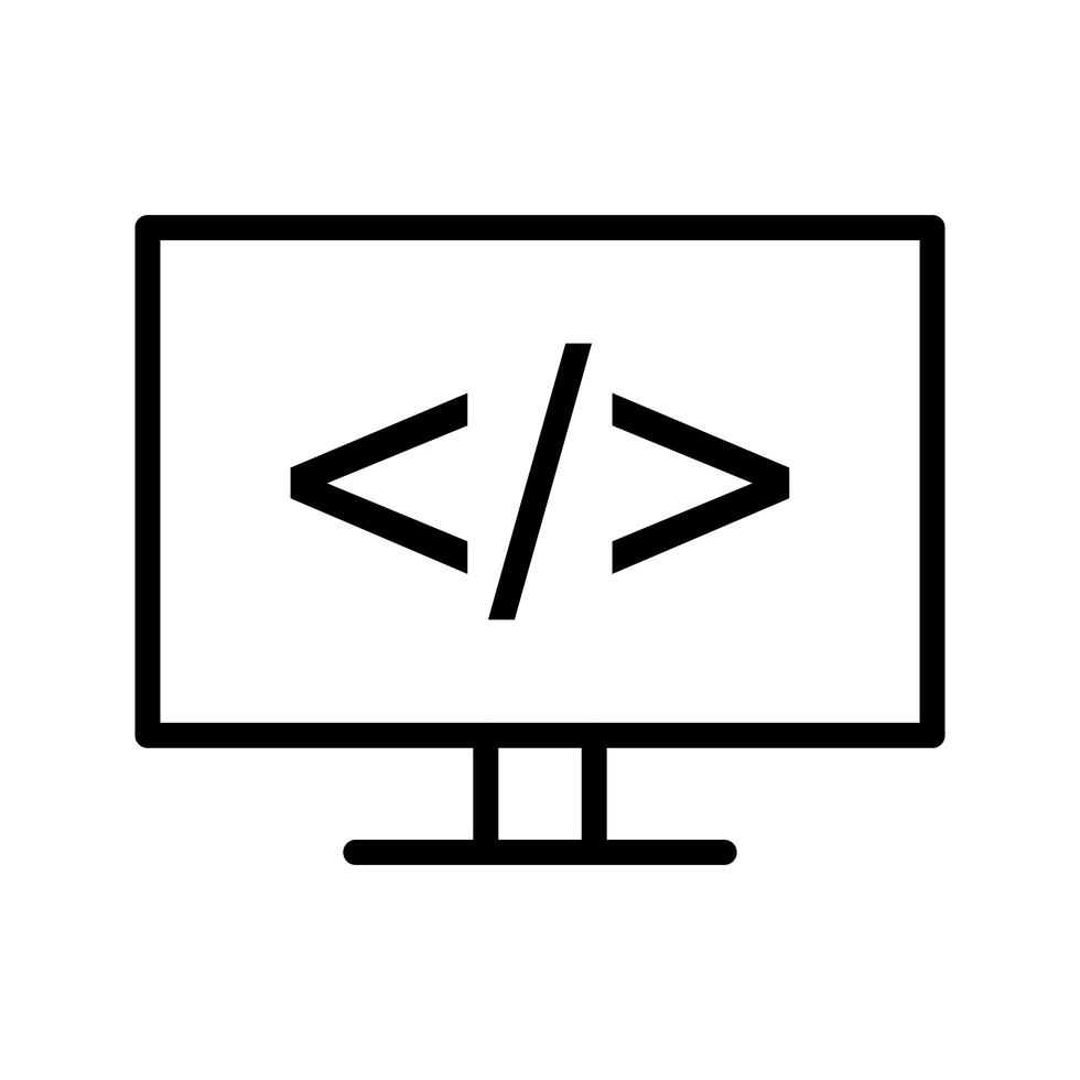 Programming Vector Icon 375563 Vector Art at Vecteezy