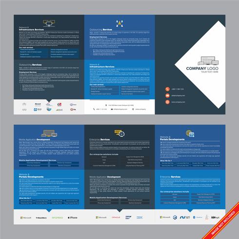 Corporate Modern Brochure Design Template  vector