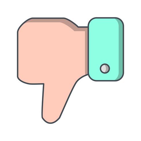 Dislike Vector Icon