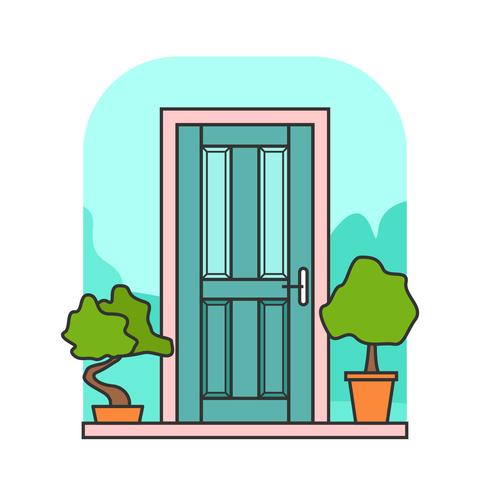 Vector de puerta