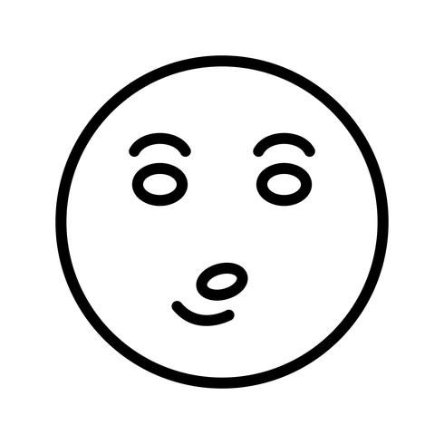 Silbato Emoji Vector Icon