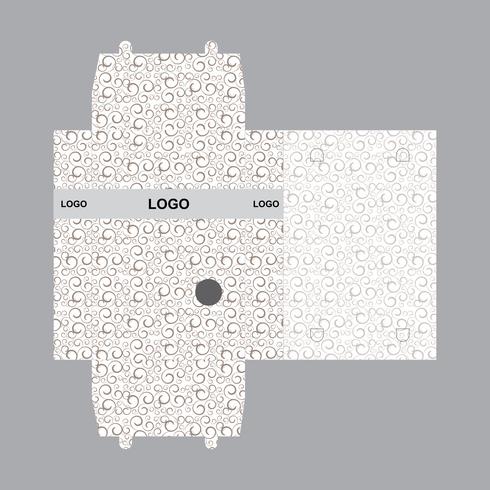 Caja de plantilla de diseño de embalaje vector