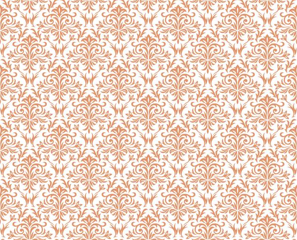 Damask vintage seamless patterns vector