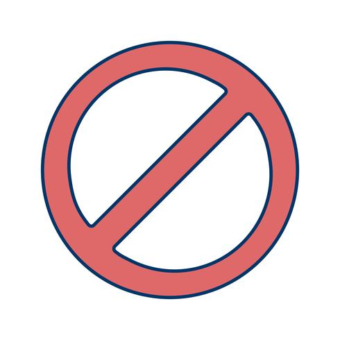 Forbidden Vector Icon