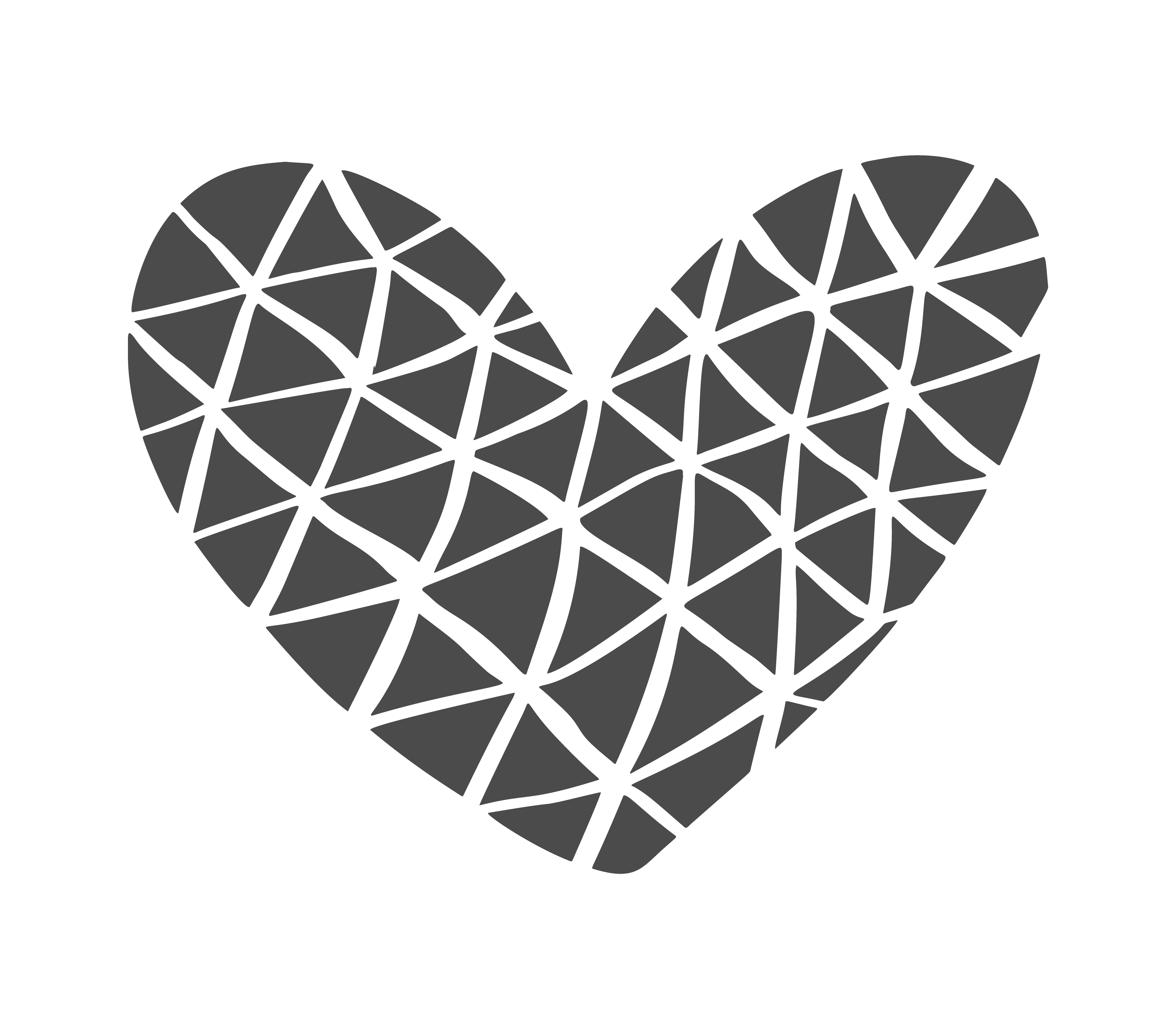Download Hand drawn scandinavian Velentines Day heart icon ...