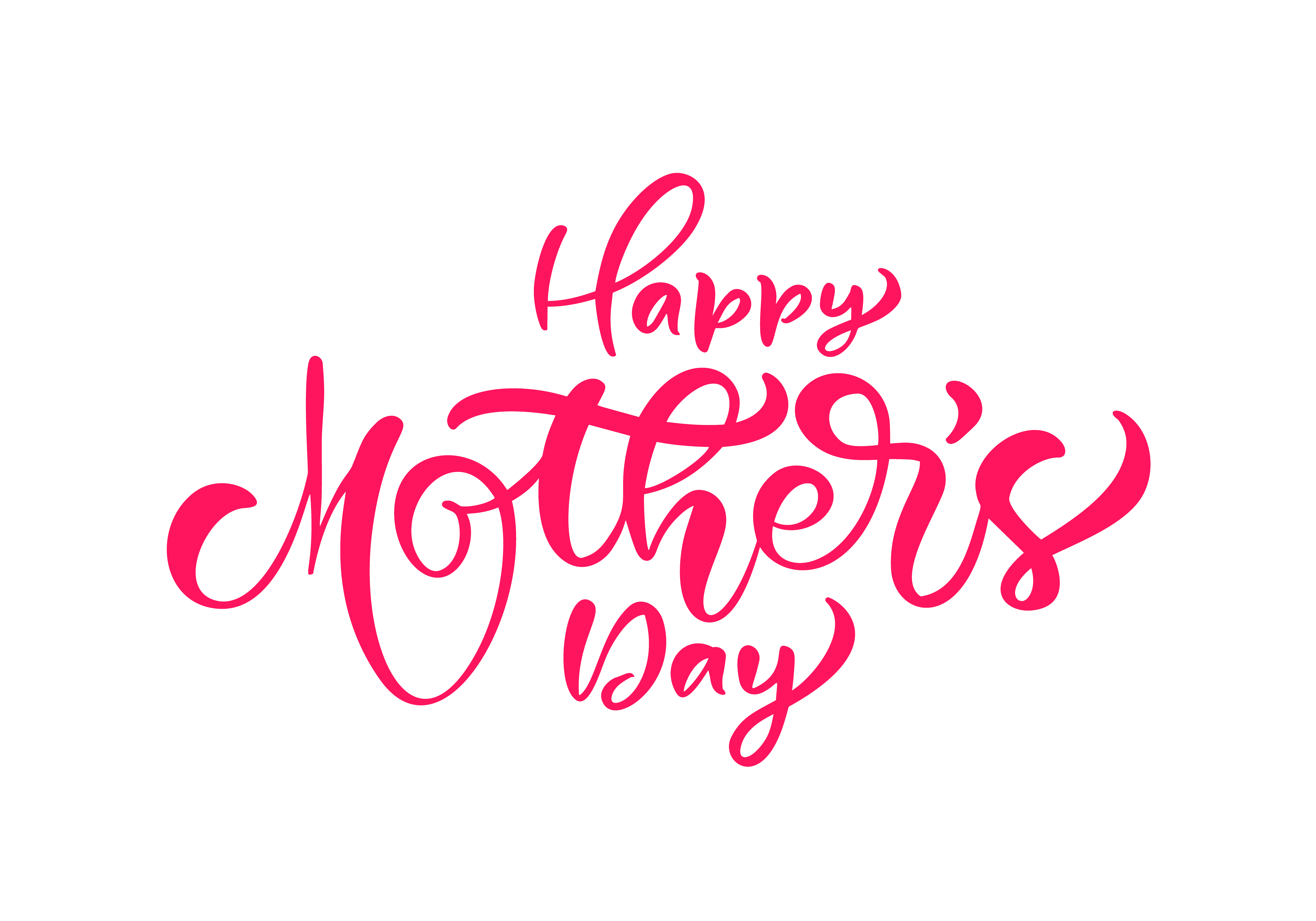 Download Happy Mother's day handwritten ink calligraphy lettering ...