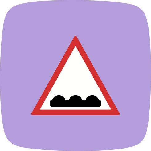 Vector Uneven road Icon