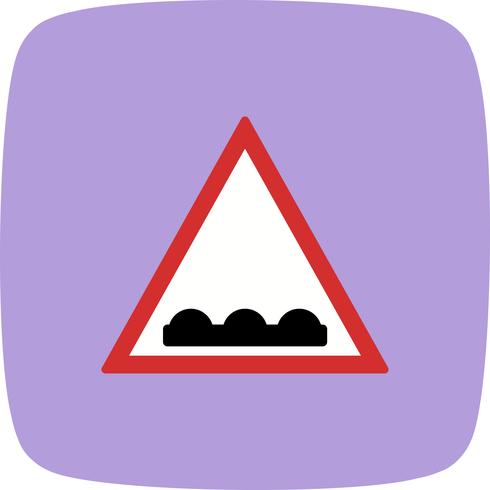 Vector Uneven road Icon