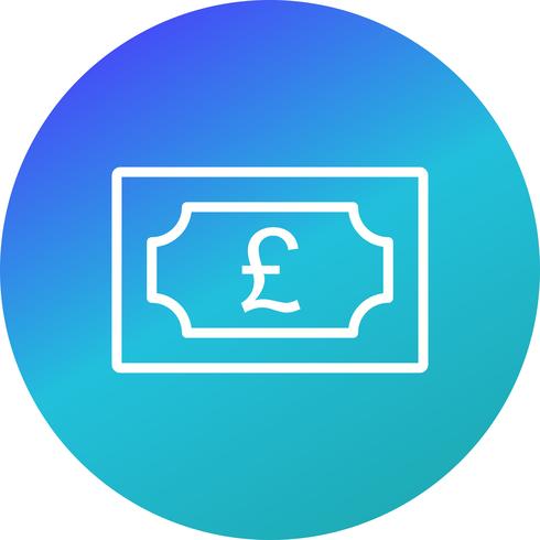 Pound Vector Icon