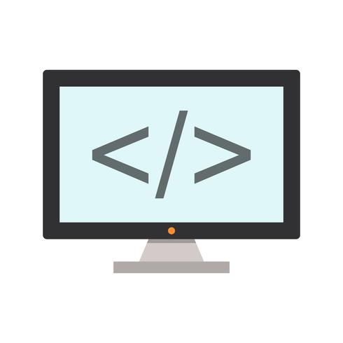 Icono de Vector de programación