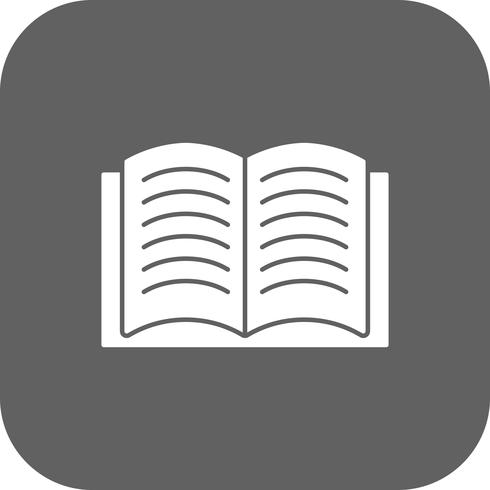 Open Book Vector Icon