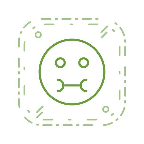 Sick Emoji Vector Icon