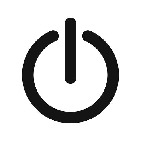 Shutdown Vector Icon