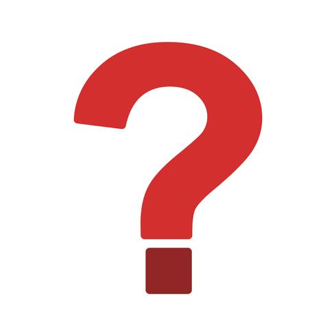 Question Mark Vector Icon