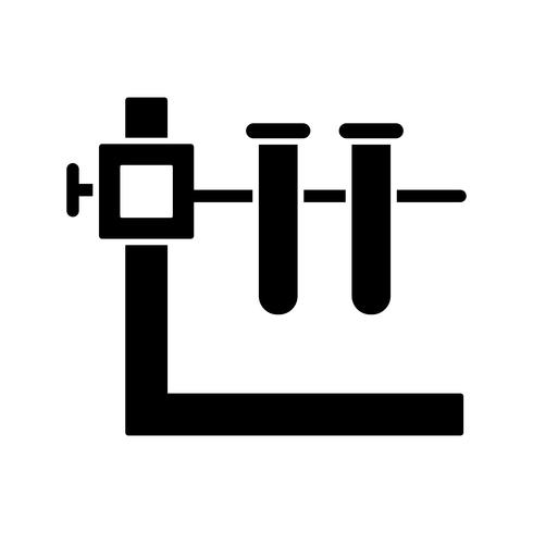 Two Tube With Stand Vector Icon