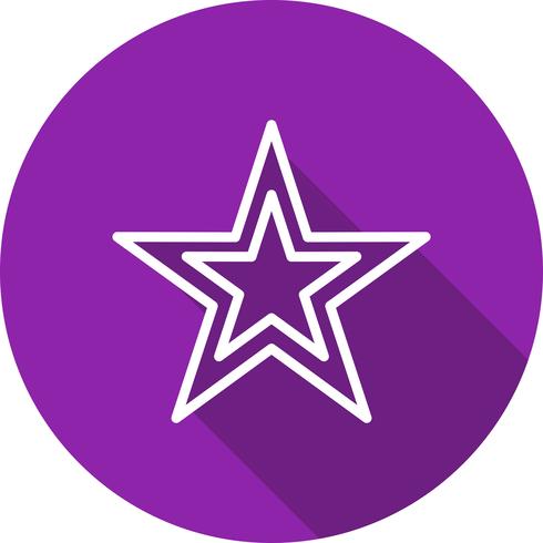 Icono de vector estrella