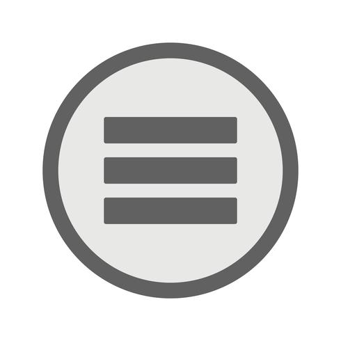 Menu Vector Icon