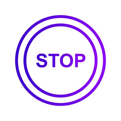 Vector Stop Icon