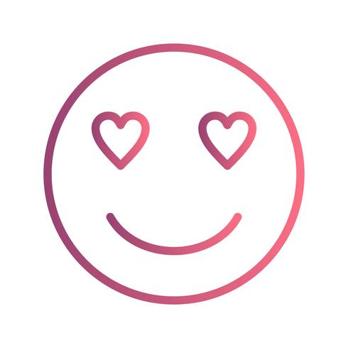 amor emoji vector icon