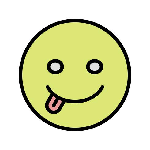 Tongue Emoji Vector Icon