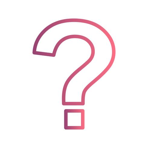 Question Mark Vector Icon