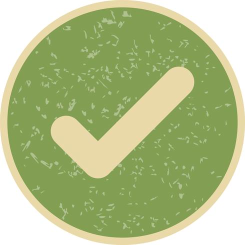 Tick Vector Icon