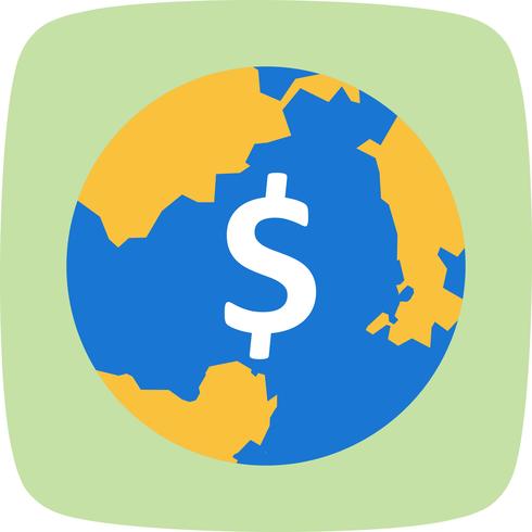 Icono de Vector de dinero mundial