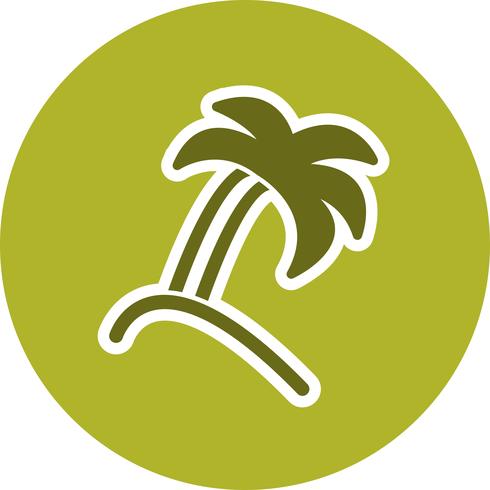 Palmera Vector icono