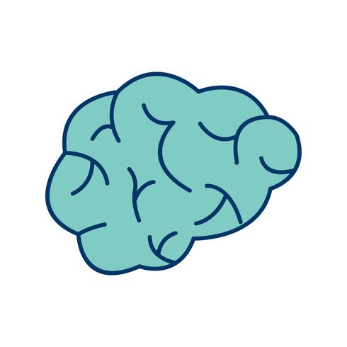 Icono de Vector de cerebro