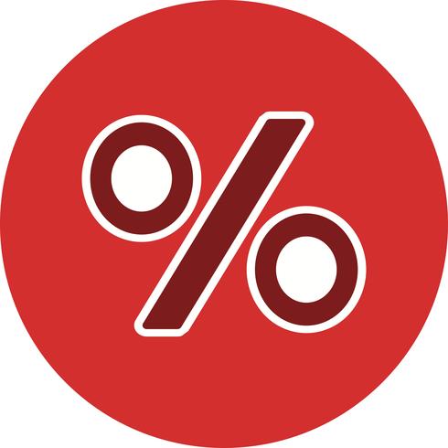 Percentage Vector Icon