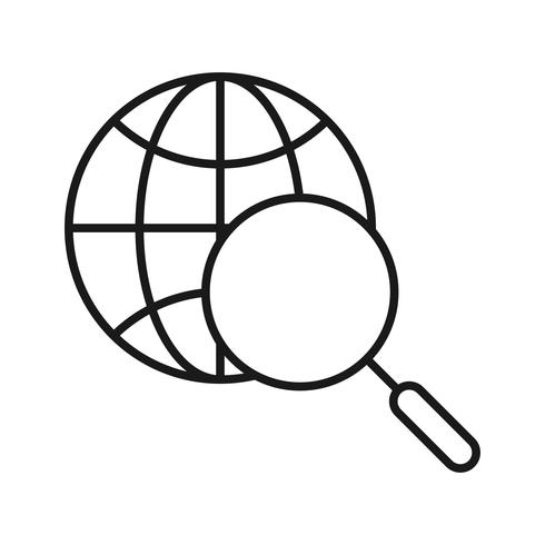  Internet Search SEO Line Icon vector