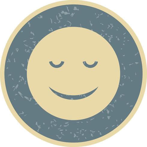 Calm Emoji Vector Icon