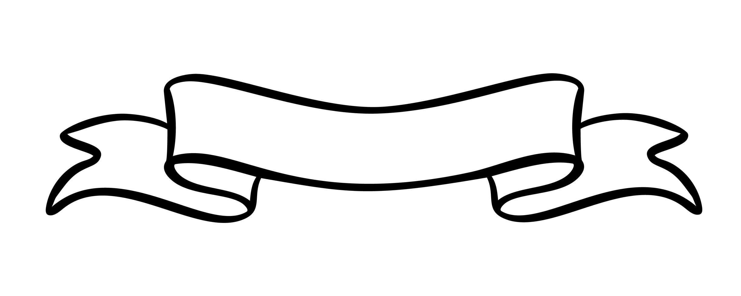 Vector illustration vintage ribbon element with place for text. Hand