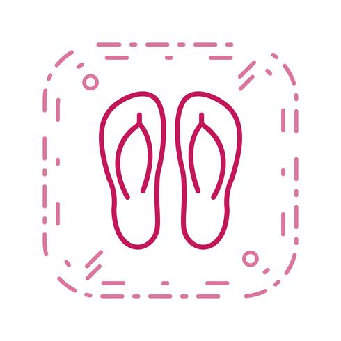 Slippers Vector Icon