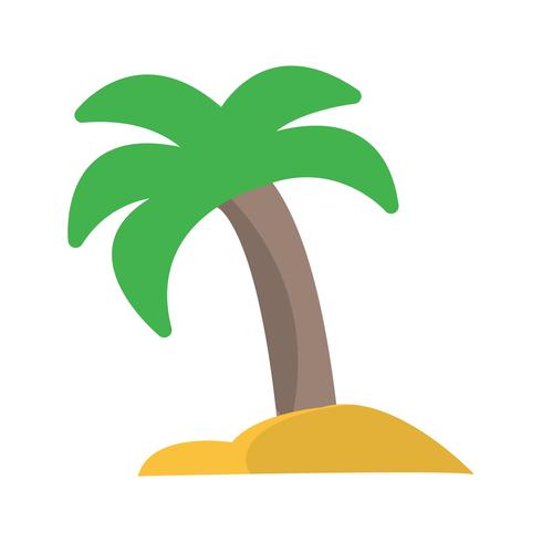 Palmera Vector icono