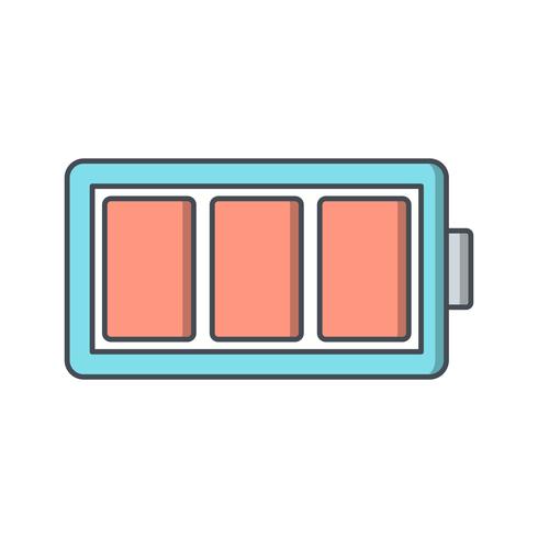 Full Battery Vector Icon