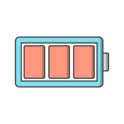 Full Battery Vector Icon