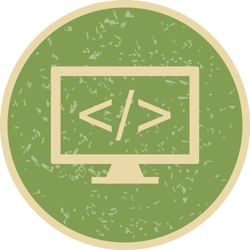 Icono de Vector de programación