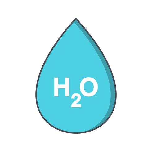 Icono de Vector de H2O