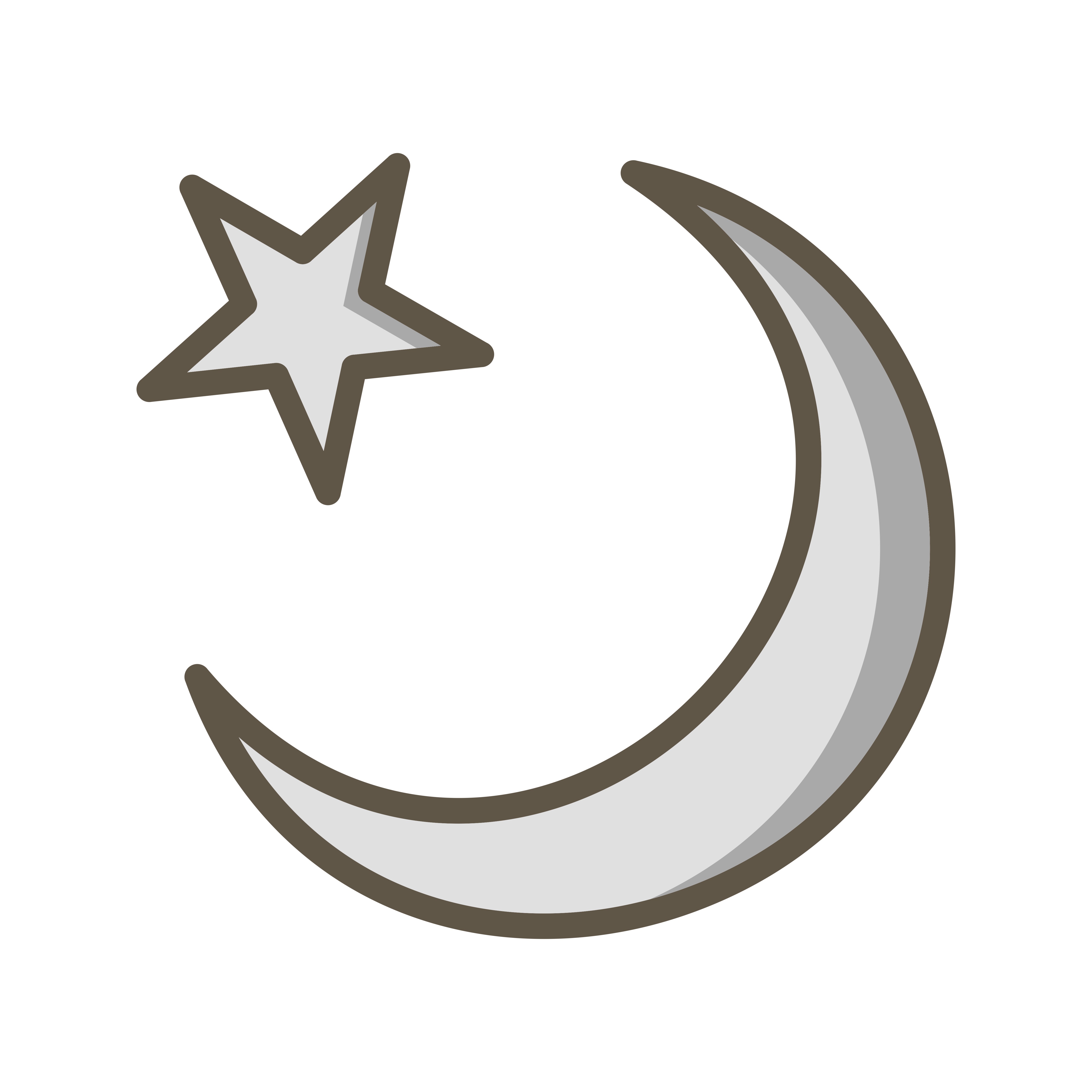Download Crescent Moon Vector Icon 377152 Vector Art at Vecteezy