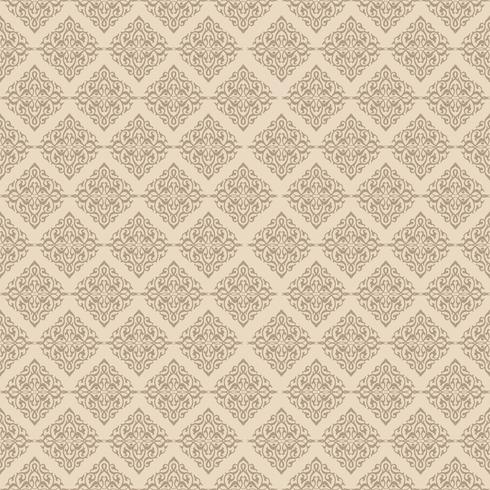 Seamless Ornamental Floral Pattern Background vector