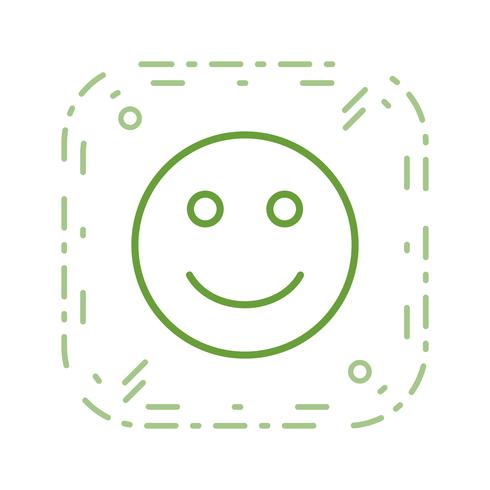 Happy Emoji Vector Icon