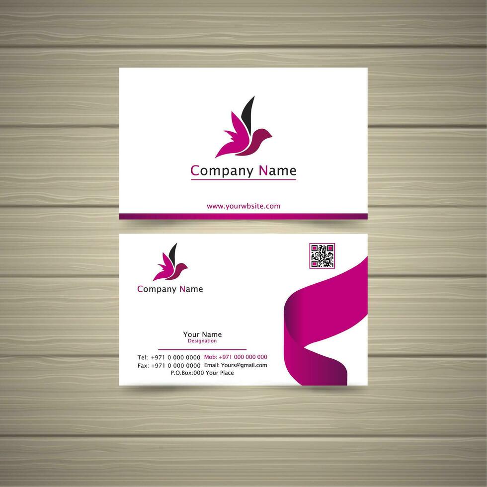 Latest Business Card vector