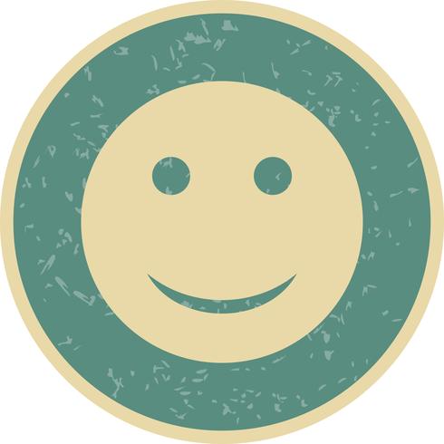 Happy Emoji Vector Icon