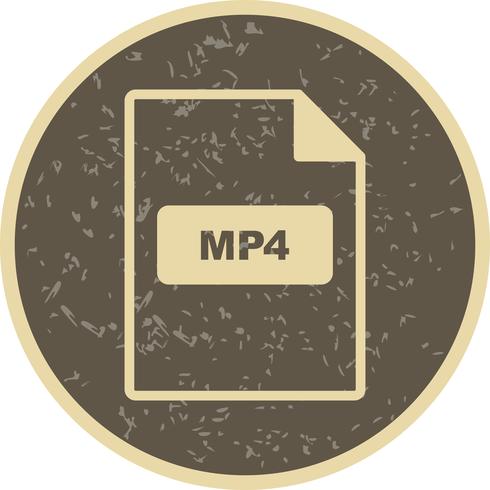 icono de vector mp4