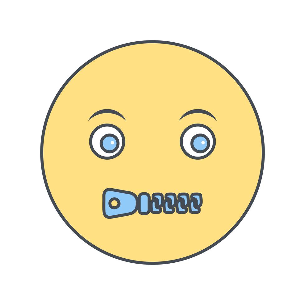 Mute Emoji Vector Icon 377355 Vector Art at Vecteezy