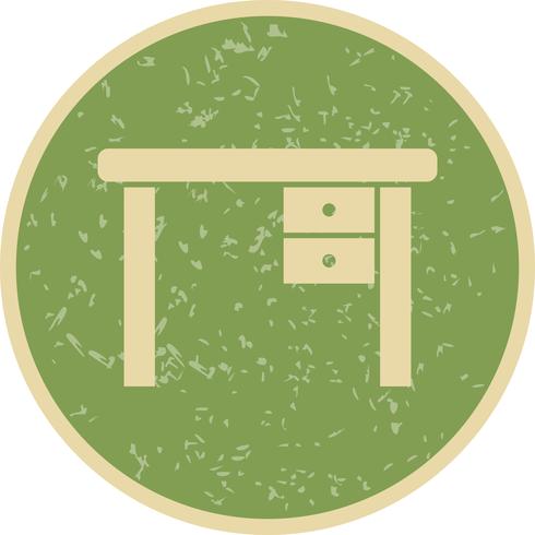 Study Table Vector Icon