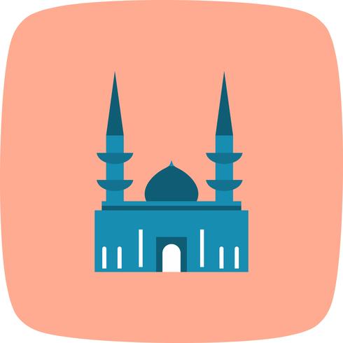 Icono de vector de la mezquita