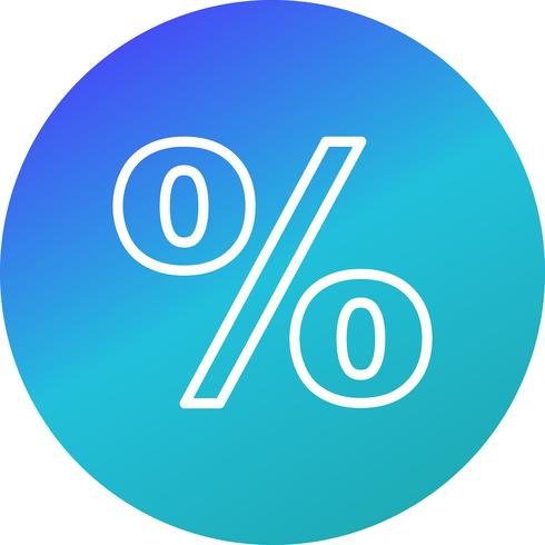 Percentage Vector Icon